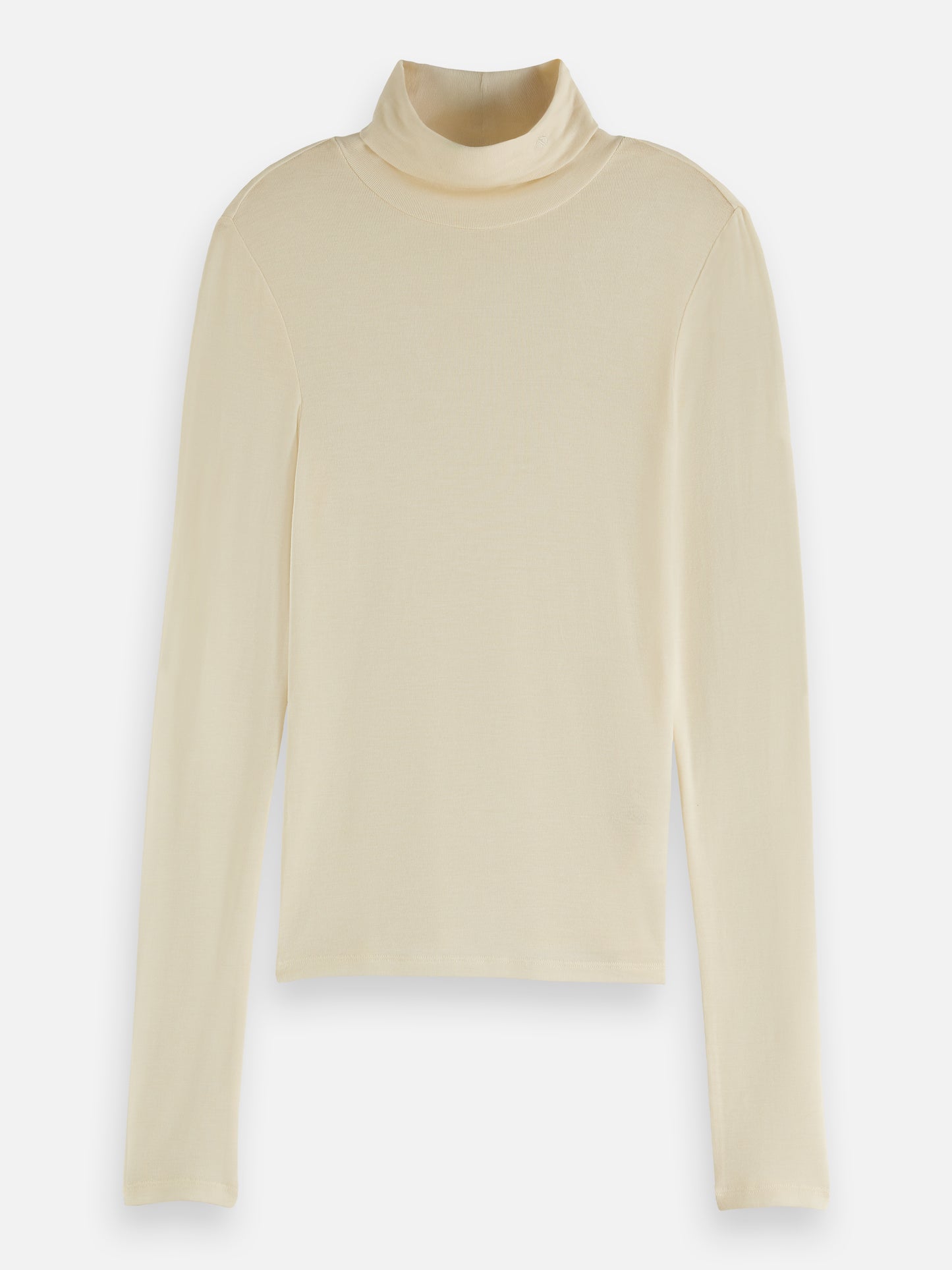 Gray חולצת גולף דקה לנשים Core Roll Up Neck SCOTCH & SODA