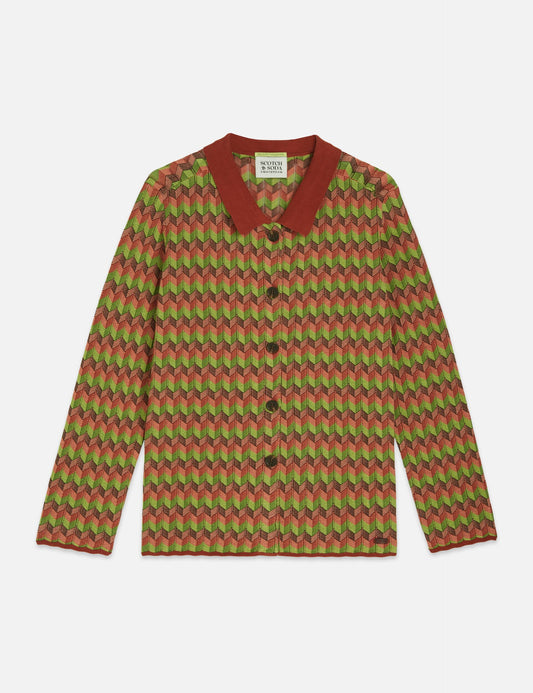 Sienna ג׳קט סריג ג׳קארד לנשים Jacquard SCOTCH & SODA