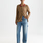 White Smoke ג׳קט סריג ג׳קארד לנשים Jacquard SCOTCH & SODA