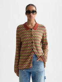 Lavender ג׳קט סריג ג׳קארד לנשים Jacquard SCOTCH & SODA