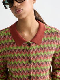 Lavender ג׳קט סריג ג׳קארד לנשים Jacquard SCOTCH & SODA