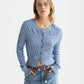 Alice Blue קרדיגן סריג לנשים Smock Stitch SCOTCH & SODA