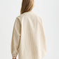Light Gray חולצה ארוכה לנשים Linen Bib SCOTCH & SODA