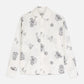 Lavender חולצה מכופתרת ארוכה לנשים Embroidered Relaxed SCOTCH & SODA