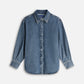 Dim Gray חולצה מכופתרת ארוכה לנשים Western Denim SCOTCH & SODA
