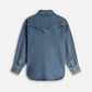 Dim Gray חולצה מכופתרת ארוכה לנשים Western Denim SCOTCH & SODA