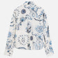 White Smoke חולצה מכופתרת ארוכה לנשים Printed Relaxed SCOTCH & SODA
