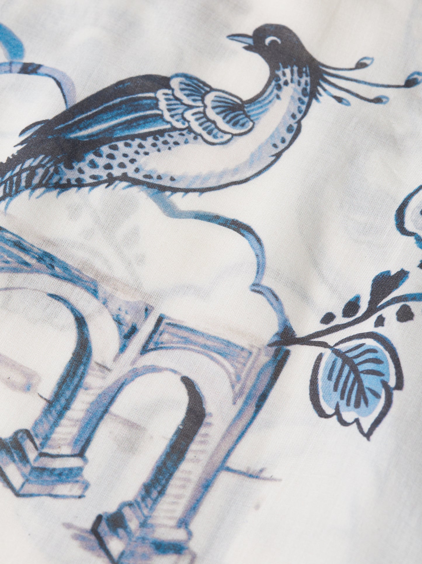 Light Gray חולצה מכופתרת ארוכה לנשים Printed Relaxed SCOTCH & SODA