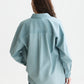 Alice Blue חולצה מכופתרת ארוכה לנשים Garment Dyed Oxford SCOTCH & SODA