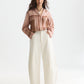White Smoke חולצה מכופתרת ארוכה לנשים Placed Print SCOTCH & SODA