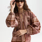 Lavender חולצה ארוכה לנשים Foulard Printed SCOTCH & SODA