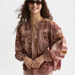 Lavender חולצה ארוכה לנשים Foulard Printed SCOTCH & SODA