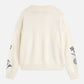 Antique White קרדיגן לנשים Embroidered Oversized SCOTCH & SODA