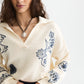 White Smoke קרדיגן לנשים Embroidered Oversized SCOTCH & SODA