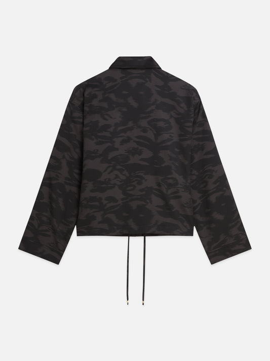 White Smoke חולצה מכופתרת ארוכה לנשים Printed Utility SCOTCH & SODA
