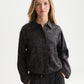 Black חולצה מכופתרת ארוכה לנשים Printed Utility SCOTCH & SODA