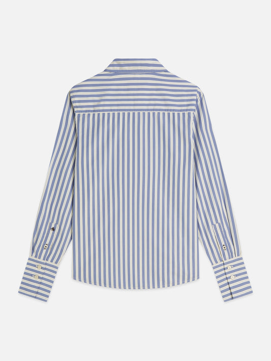 Gray חולצה מכופתרת ארוכה לנשים Striped Tailored SCOTCH & SODA