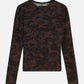 Black טי שירט ארוכה לנשים All Over Printed SCOTCH & SODA