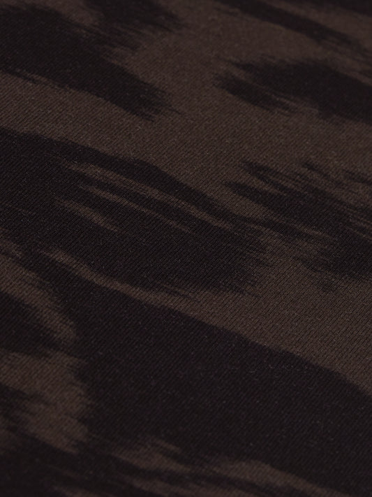 Black טי שירט ארוכה לנשים All Over Printed SCOTCH & SODA
