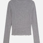 Dark Gray חולצה ארוכה לנשים Wool-Blend SCOTCH & SODA