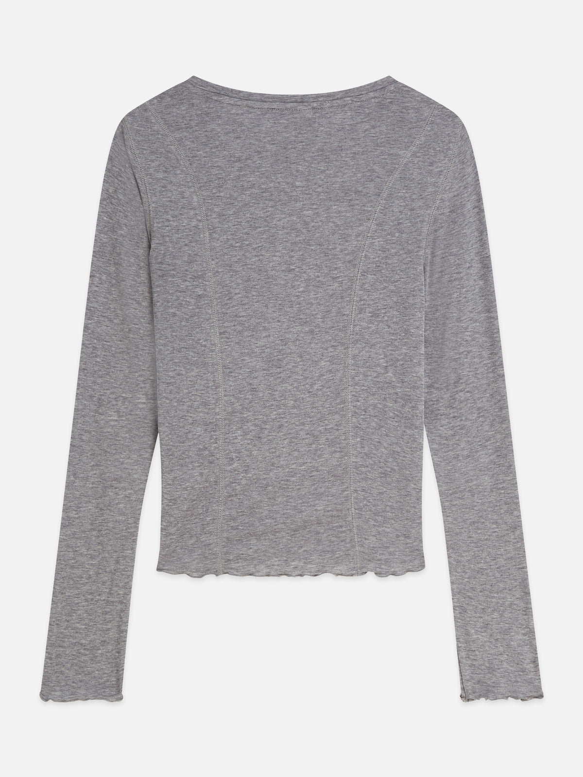 Dark Gray חולצה ארוכה לנשים Wool-Blend SCOTCH & SODA