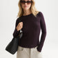 Lavender חולצה ארוכה לנשים Wool-Blend SCOTCH & SODA