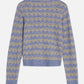 Light Slate Gray קרדיגן לנשים Pointelle Stitch SCOTCH & SODA
