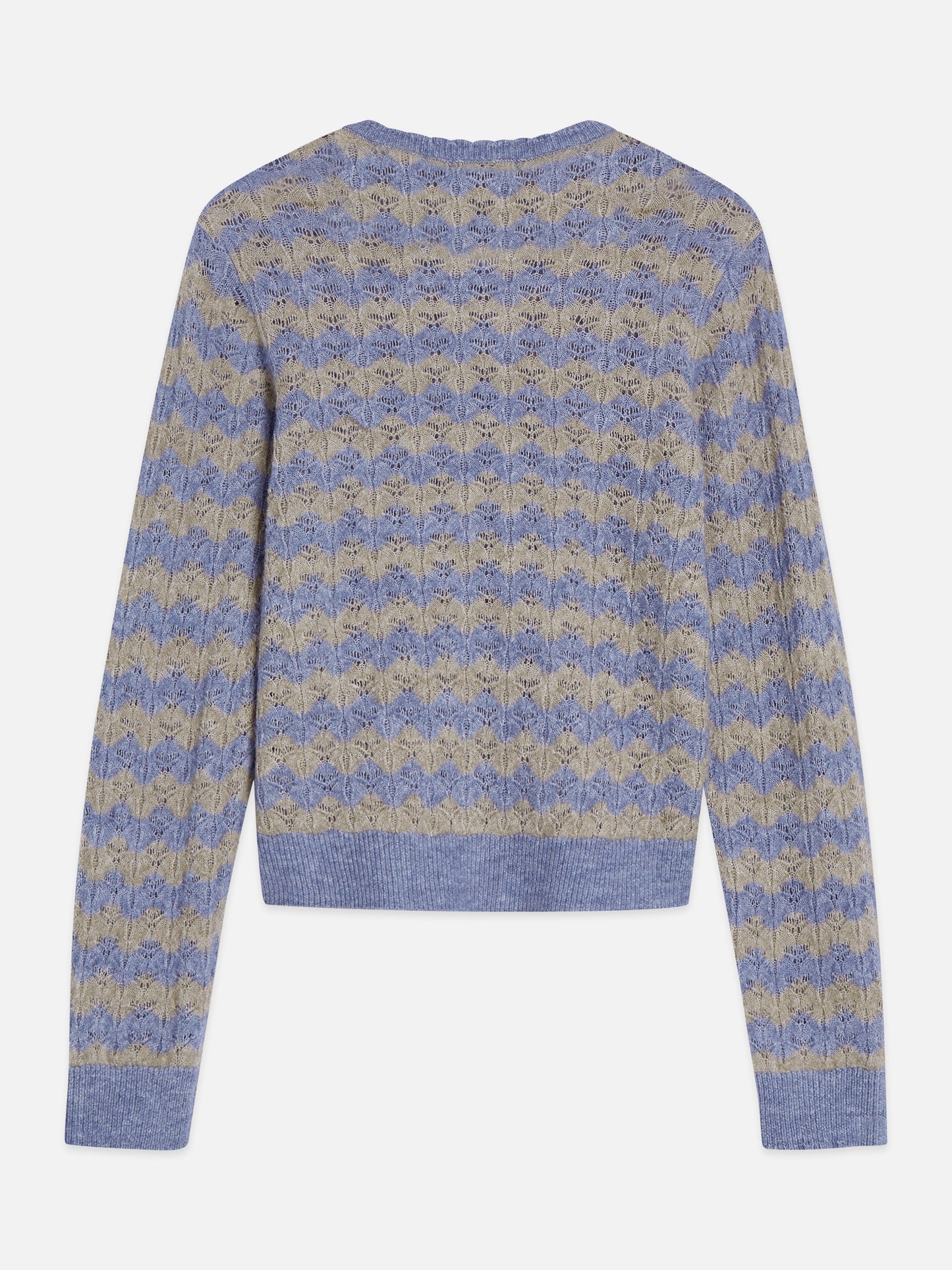 Light Slate Gray קרדיגן לנשים Pointelle Stitch SCOTCH & SODA