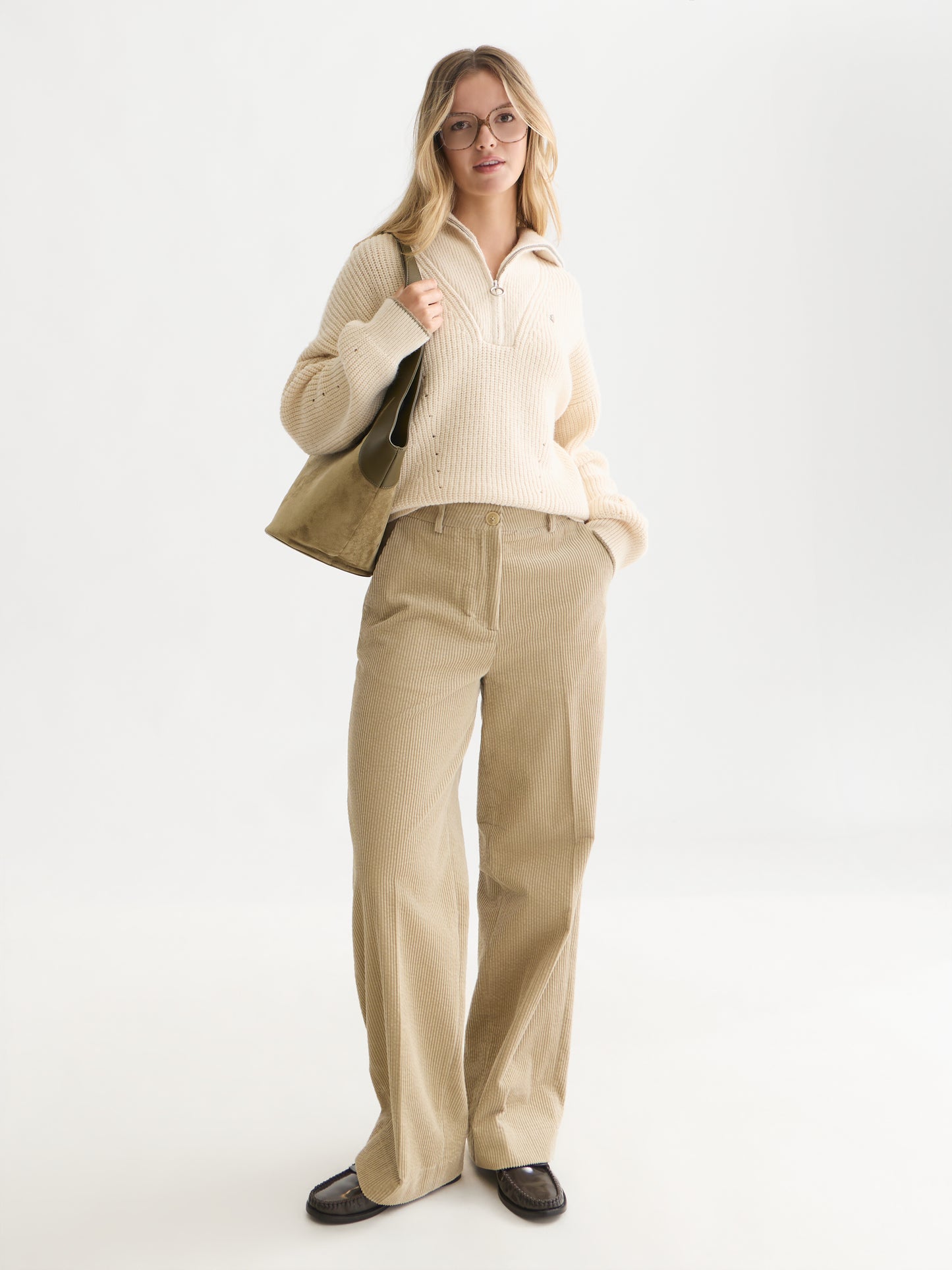 Seashell סוודר לנשים Half-Zip SCOTCH & SODA