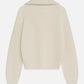 Light Gray סוודר לנשים Half-Zip SCOTCH & SODA
