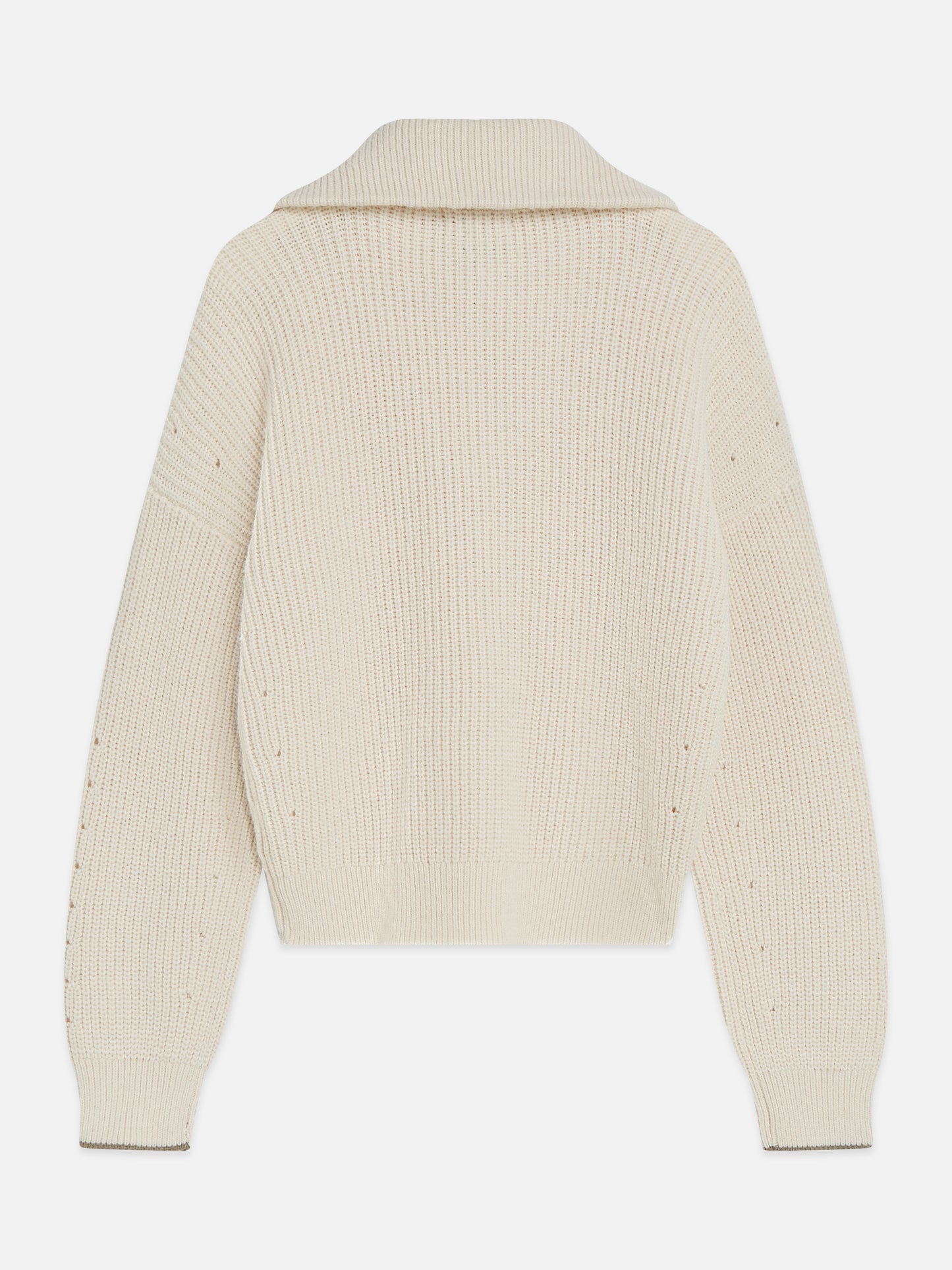 Light Gray סוודר לנשים Half-Zip SCOTCH & SODA