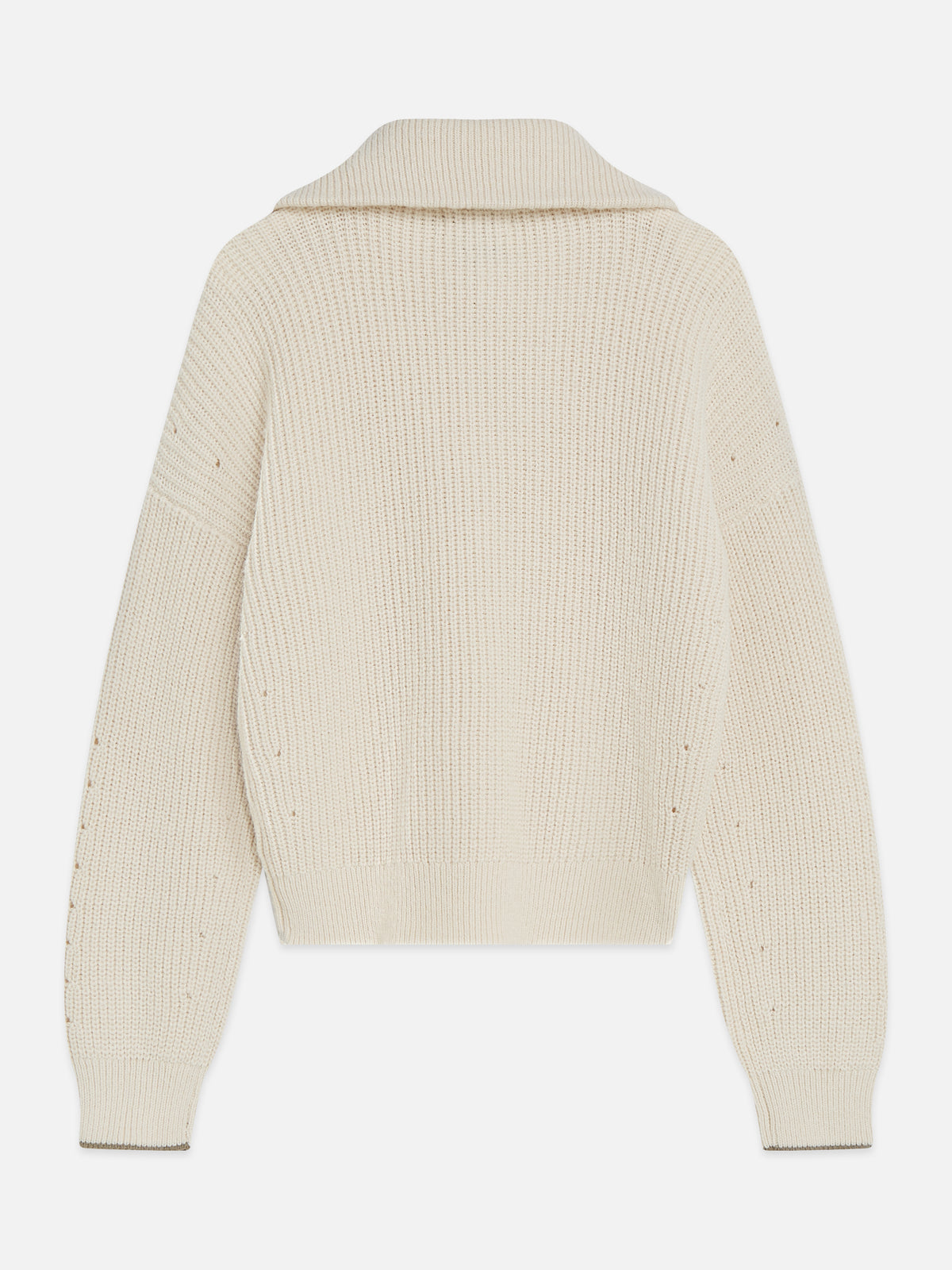 Light Gray סוודר לנשים Half-Zip SCOTCH & SODA