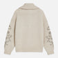 Gray קרדיגן לנשים Printed Zip-Through SCOTCH & SODA
