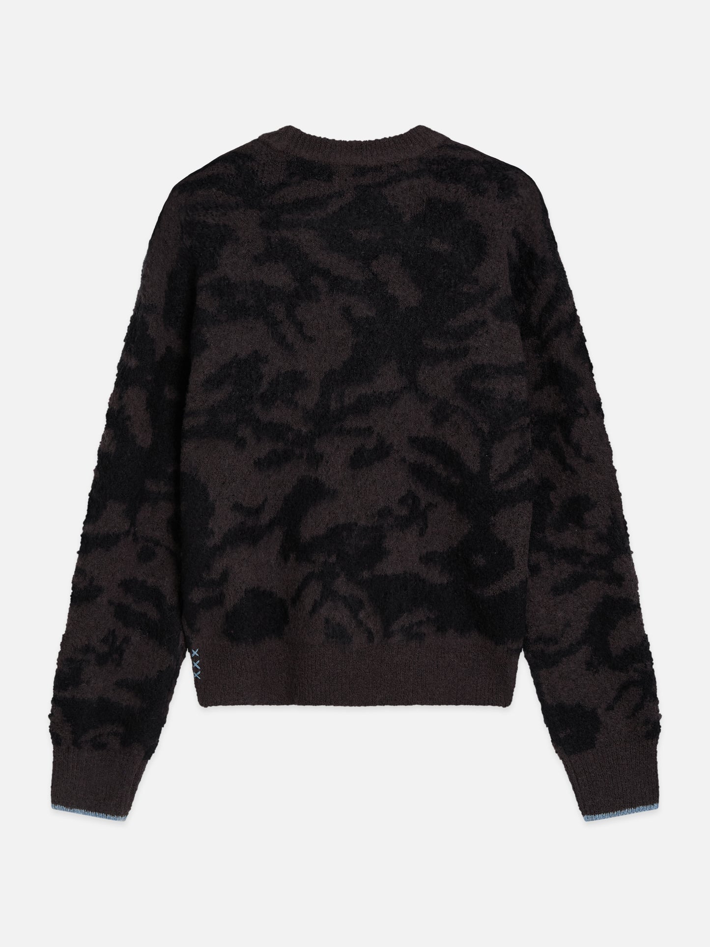 Black סוודר לנשים Fuzzy Jacquard SCOTCH & SODA
