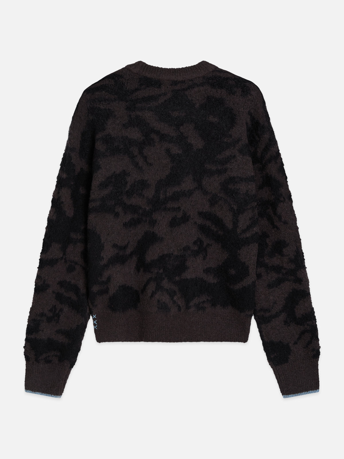 Black סוודר לנשים Fuzzy Jacquard SCOTCH & SODA