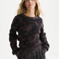 White Smoke סוודר לנשים Fuzzy Jacquard SCOTCH & SODA