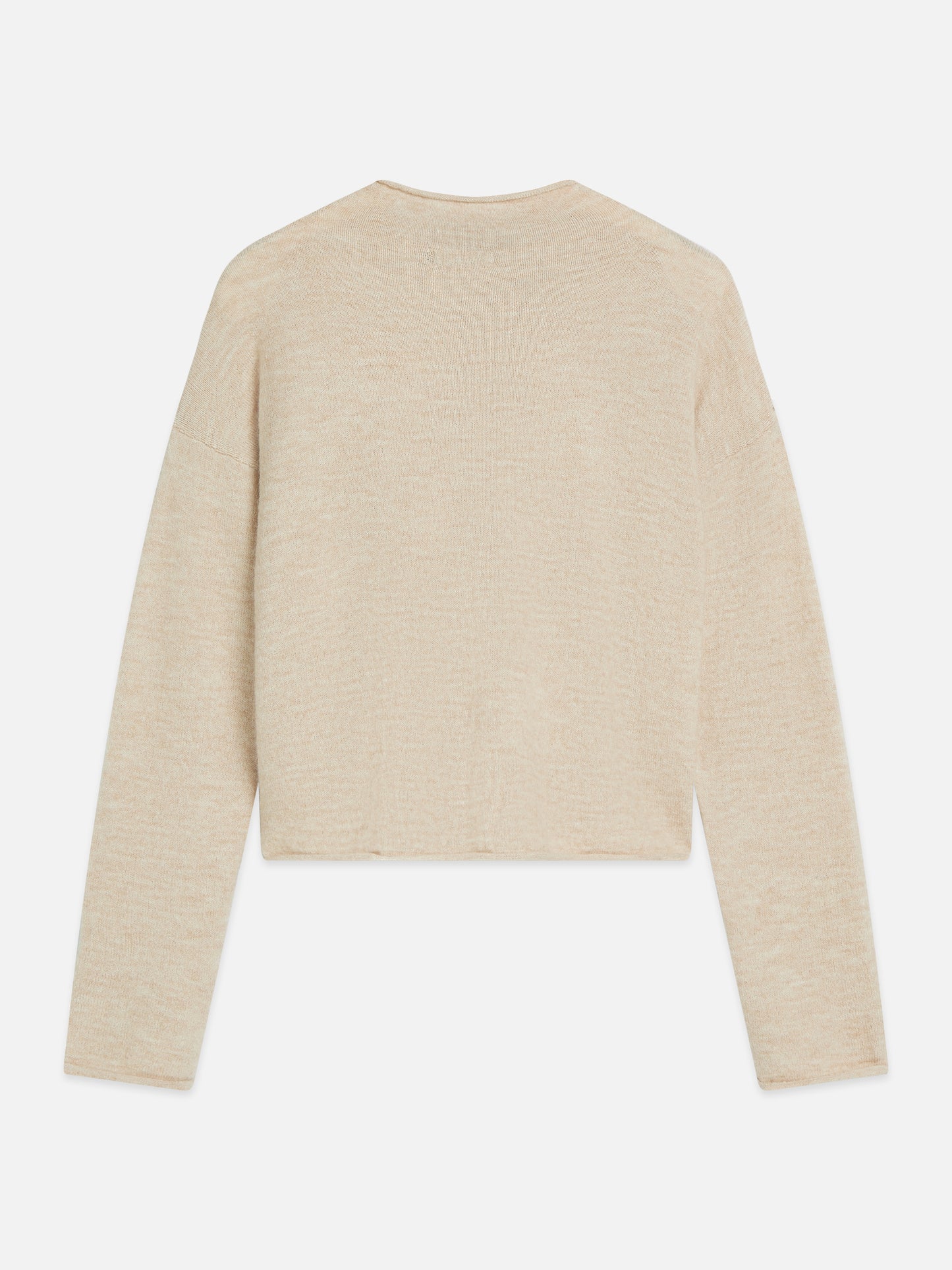 Gray קרדיגן לנשים Fuzzy Funnel-Neck SCOTCH & SODA