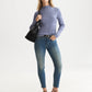 Lavender חולצה ארוכה לנשים Smocked SCOTCH & SODA