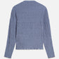 Slate Gray חולצה ארוכה לנשים Smocked SCOTCH & SODA