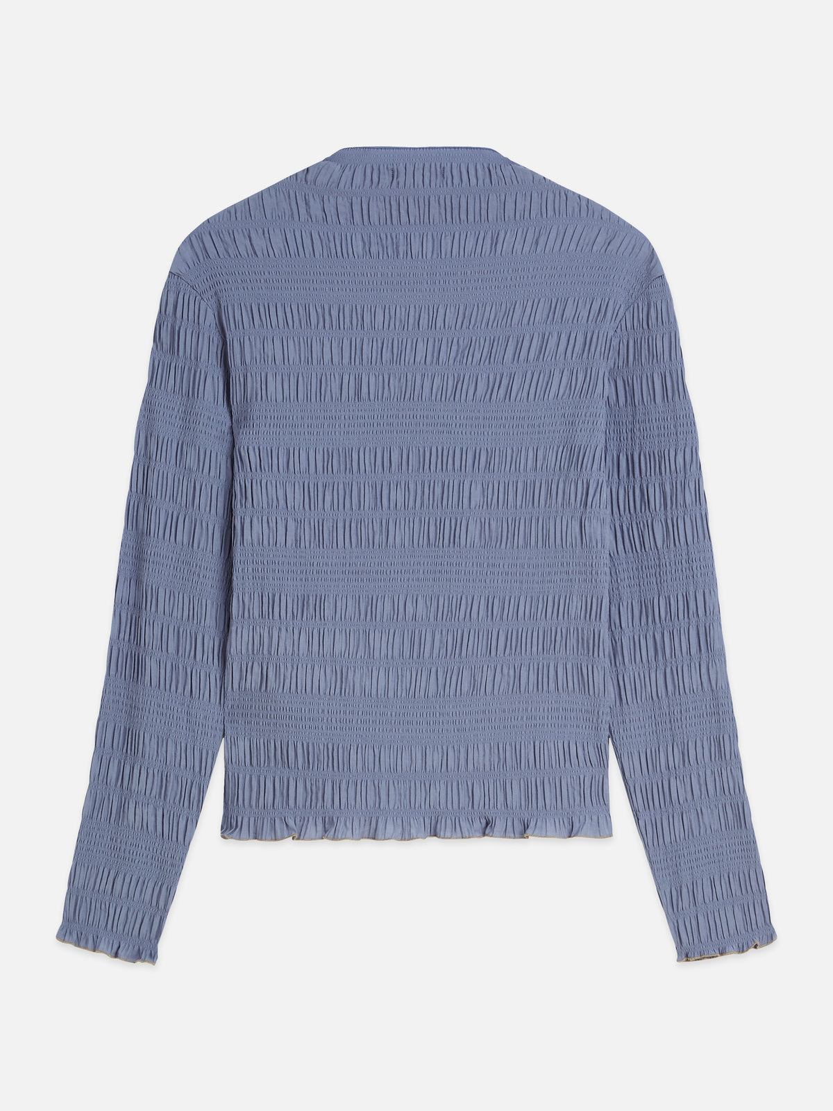 Slate Gray חולצה ארוכה לנשים Smocked SCOTCH & SODA