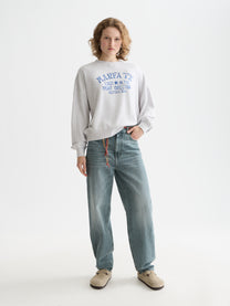 Lavender סווטשירט לנשים Denim Graphic SCOTCH & SODA