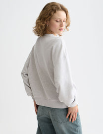 Lavender סווטשירט לנשים Denim Graphic SCOTCH & SODA