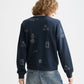 Black סווטשירט לנשים Embroidered SCOTCH & SODA