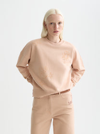 Misty Rose סווטשירט לנשים Flock Print SCOTCH & SODA