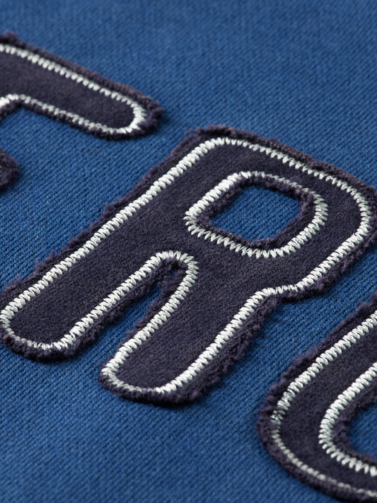 Dark Slate Blue קפוצ'ון לנשים Washed Artwork - מהדורת 40 שנה SCOTCH & SODA