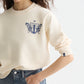 Alice Blue סווטשירט לנשים Chest Artwork SCOTCH & SODA