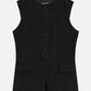 Black ווסט לנשים Lurex Pinstripe SCOTCH & SODA