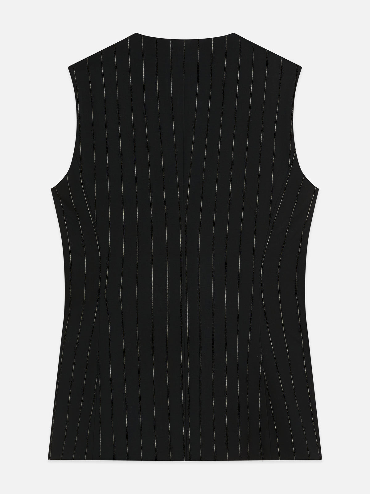 Black ווסט לנשים Lurex Pinstripe SCOTCH & SODA
