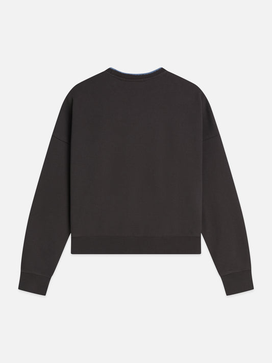 Dark Slate Gray סווטשירט לנשים Chest Embroidery SCOTCH & SODA