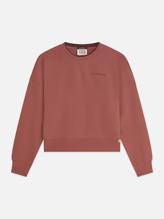 Sienna סווטשירט לנשים Chest Embroidery SCOTCH & SODA
